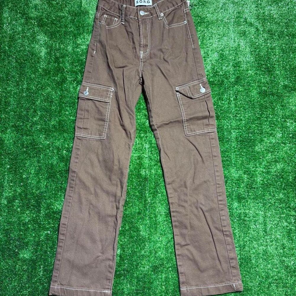 Song Women's Brown Trousers